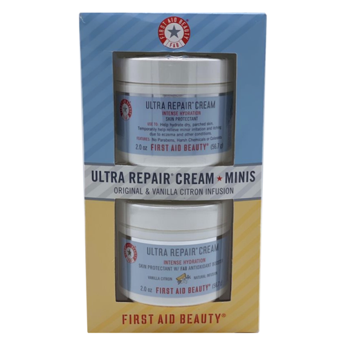 First Aid Beauty Ultra Repair Cream Minis Original & Vanilla Citron Infusion